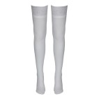 Bas autofixants blanc - Cotelli Legwear