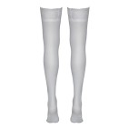 Bas autofixants blanc - Cotelli Legwear