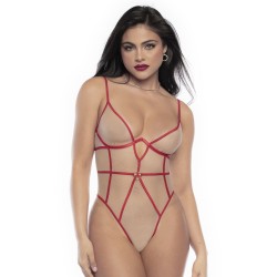 Body String chair et rouge  - MAL8817RED