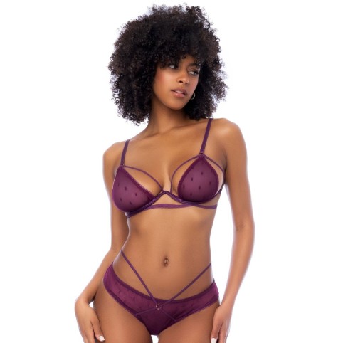 Ensemble 2 pièces couleur bordeaux - MAL8870WINE