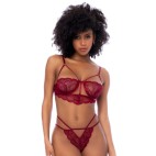 Ensemble 2 pièces couleur framboise - MAL8878ROSW