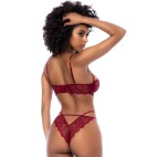 Ensemble 2 pièces couleur framboise - MAL8878ROSW