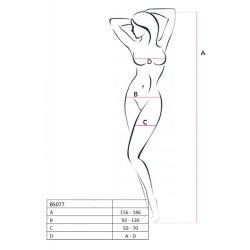 BS077R Bodystocking - Rouge