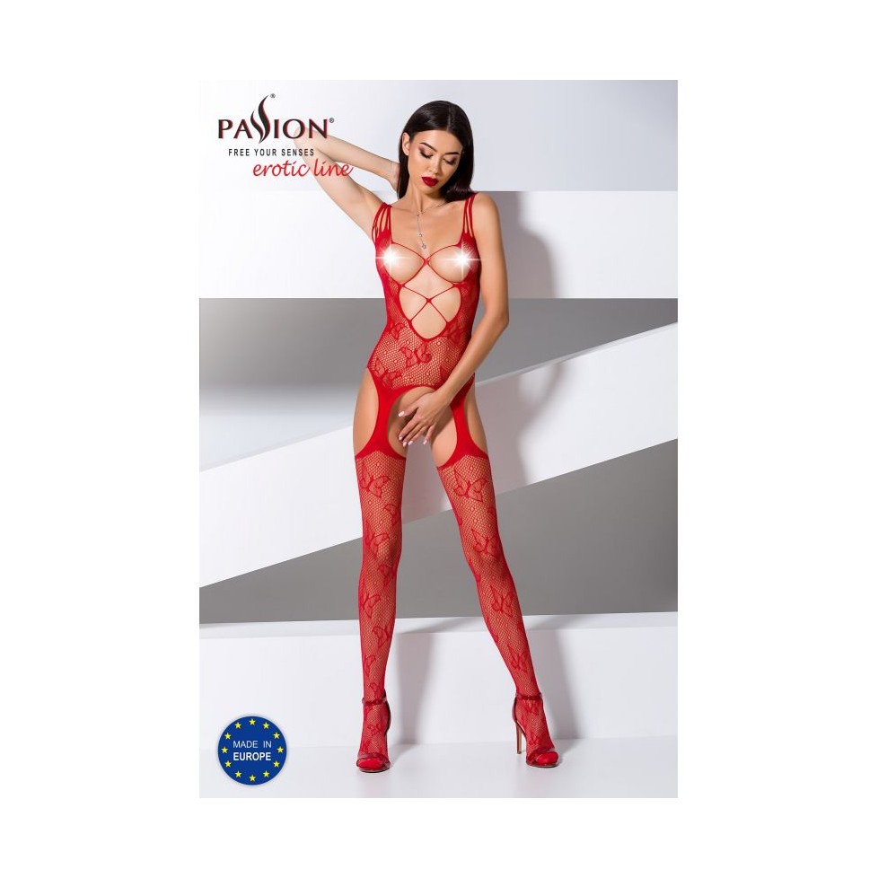 BS075R Bodystocking - Rouge