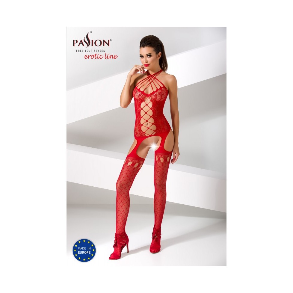 BS056R Bodystocking - Rouge