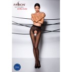 TI006B Collants ouverts 30 DEN - Noir