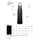 Nuites robe longue - Noire