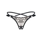 Vila blanes string ouvert - Noir