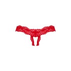 Amor Cherris string ouvert - Rouge