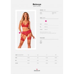 Belovya Culotte jarretière Rouge