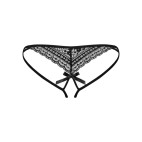 Picantina String ouvert - Noir