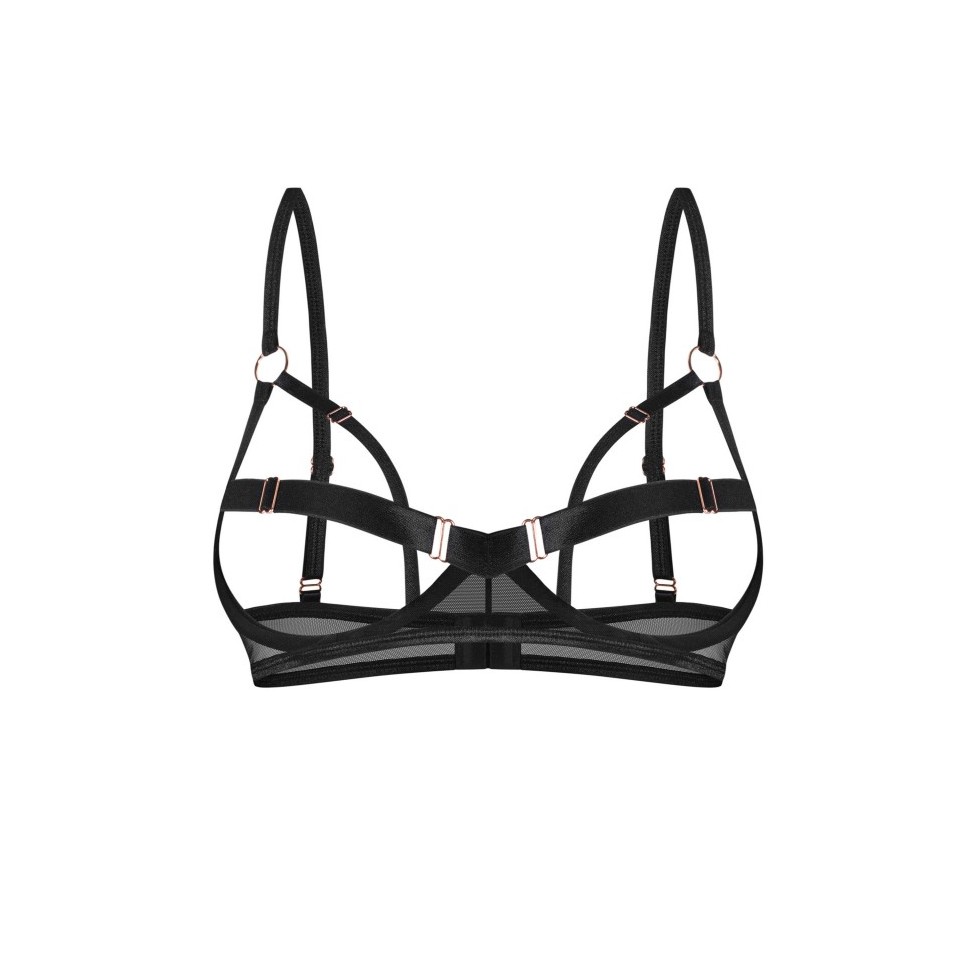 Euridia soutien-gorge ouvert - Noir