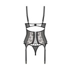 Vila blanes corset et string - Noirs