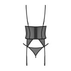 Euridia corset et string - Noirs