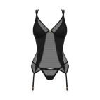 Nesari corset et string - Noir