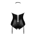 Viranes corset et string - Noir