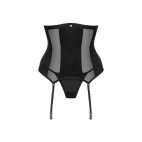 Chic Amoria corset et string - Noir