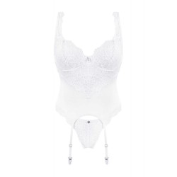 Corset et string blanc Amor Blanco