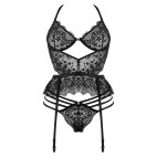 Lace Temptation ensemble - noir