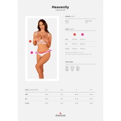 Heavenlly ensemble ouvert - Blanc