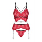 Mettia Ensemble 3 pcs  - Rouge