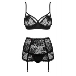 Peonesia Ensemble 3 pcs - Noir