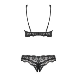 Luvae Ensemble ouvert 2 pcs  - Noir