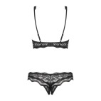 Luvae Ensemble ouvert 2 pcs  - Noir