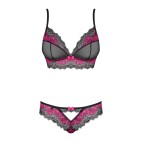 Tulia Ensemble 2 pcs - Noir et Fuchsia