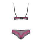 Tulia Ensemble 2 pcs - Noir et Fuchsia