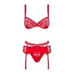 Heartina Ensemble 3 pcs - Rouge