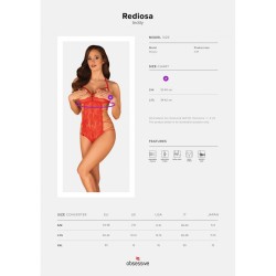 Rediosa Body ouvert - Rouge