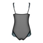 Amanta Body ouvert - Noir et Turquoise