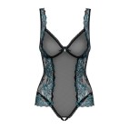 Amanta Body ouvert - Noir et Turquoise