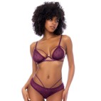 Ensemble 2 pièces couleur bordeaux - MAL8870WINE