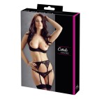 Ensemble sexy trois pièces en dentelle noire - R2210185