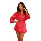 Kimono satin - DG3717RED