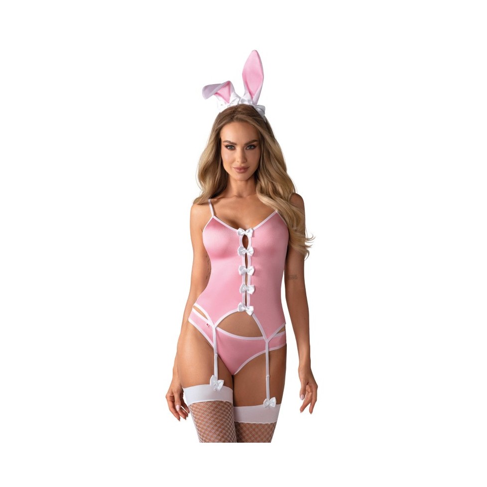 Bunny suit Costume Lapin 4 pcs rose 