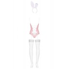 Bunny suit Costume Lapin 4 pcs rose 