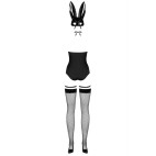 Bunny Costume 4 pcs - Noir