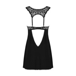 Donna Dream babydoll et String - Noire