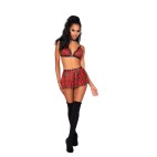 Costume écolière avec mini-jupe et soutien-gorge - DG12503COS