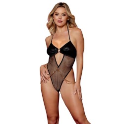 Body string avec chaine doré à la taille - DG13294BLK