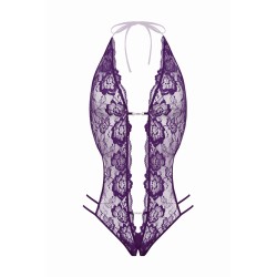 Body string ouvert Renee violet - Christine