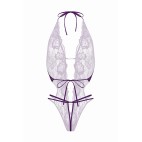 Body string ouvert Renee violet - Christine