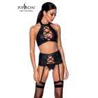 Ensemble sexy faux cuir Nancy - Passion