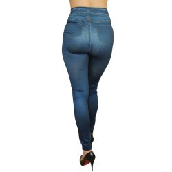 Legging bleu style jean neuf - FD1012