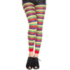 Legging fantaisie coloré bandes horizontales - MH35008RAI