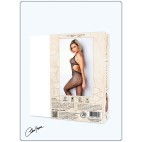 Bodystocking en dentelle et résille noire - Le Numéro 17 - Collection Bodystocking - CM99017