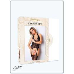 Bodystocking en dentelle ajourée noire - Le Numéro 16 - Collection Bodystocking - CM99016